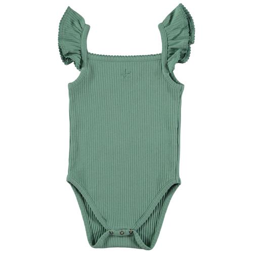 Tocoto Vintage Ribbet Babybody Grøn 18 Months  Grøn  18 måneder  kvinde