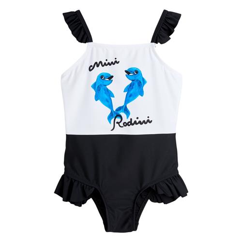 Mini Rodini Dolphins Badedragt Sort 80/86 cm  Sort  80/86 cm  kvinde