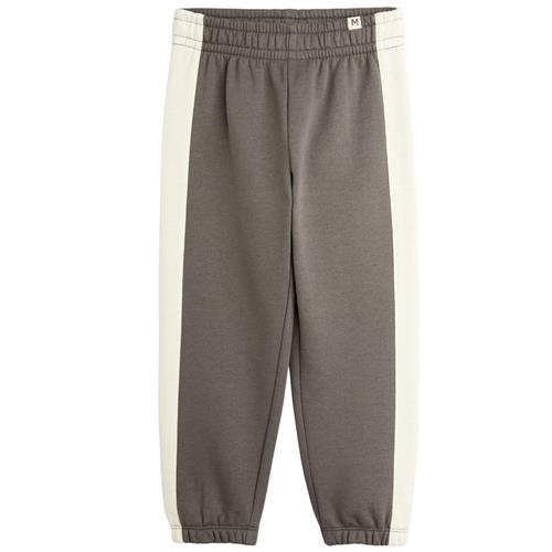 Mini Rodini Mini Rodini Society Panel Sweatpants Grå 80/86 cm  Grå  80/86 cm  Unisex