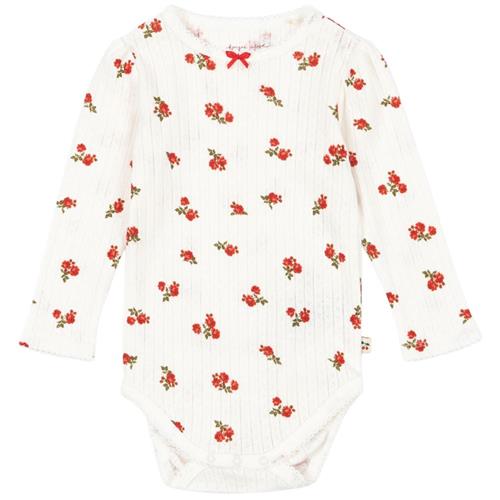 Konges Sløjd GOTS Minnie Langærmet Body Rose Red 0-1 months  Lyserød  0-1 måneder  kvinde