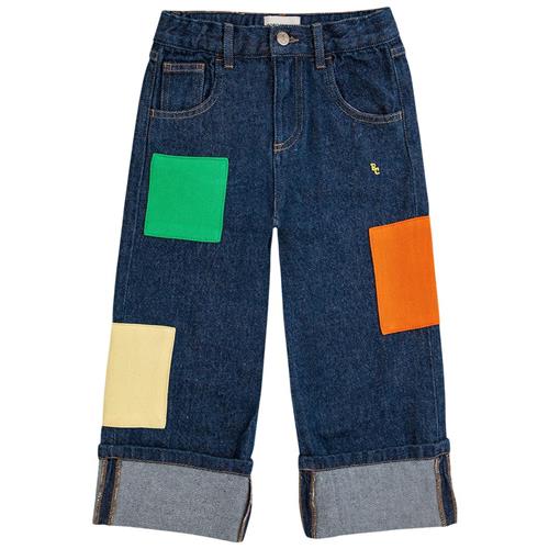 Bobo Choses B.C Kontrastfarvede Jeans Blå 4-5 Y  Blå  4-5 år  Unisex