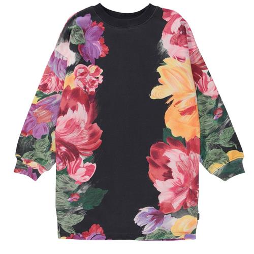 Molo GOTS Cyrella Kjole Floral Art 92/98 cm  Sort  92/98 cm  kvinde
