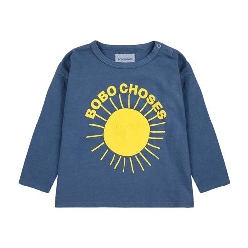 Bobo Choses Baby Sun Navy T-shirt 6 months  Marineblå  6 måneder  Unisex