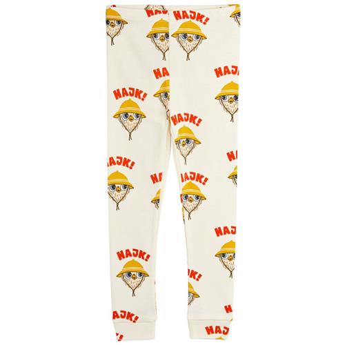 Mini Rodini GOTS Hike Leggings Off White 80/86 cm  Creme  80/86 cm  Unisex