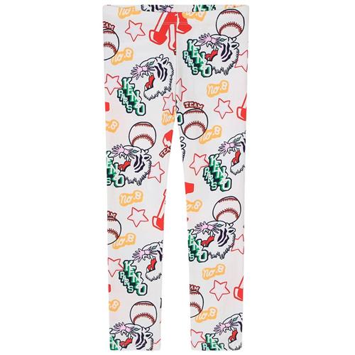Kenzo Mønstrete Leggings Cremefarvet 14 Y  Creme  14 år  kvinde