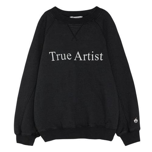 True Artist Sweatshirt Peat Black 8-9 Y  Sort  8-9 år  Unisex