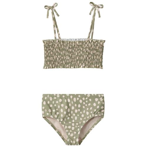 Liewood Mikaela Mønstret Bikini Leo Spots/Tea 116 cm  Grøn  116 cm  kvinde