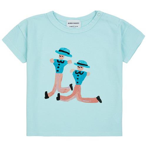 Bobo Choses Dancing Giants Baby T-shirt Blå 12 Months  Blå  12 måneder  Unisex