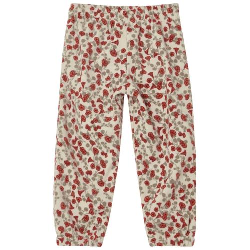 garbo&friends Blomstrede Fleecebukser Til Baby Royal Cress 62/68 cm  Creme  62/68 cm  Unisex