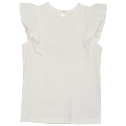 Creamie Tanktop Med Broderie Anglaise Cloud 92 cm  Hvid  92 cm  kvinde