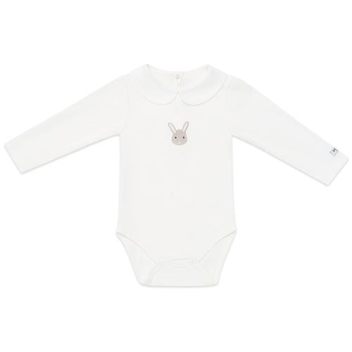 Donsje Amsterdam Davo Bunny Babybody Off White 12-18 Months  Hvid  12-18 måneder  Unisex