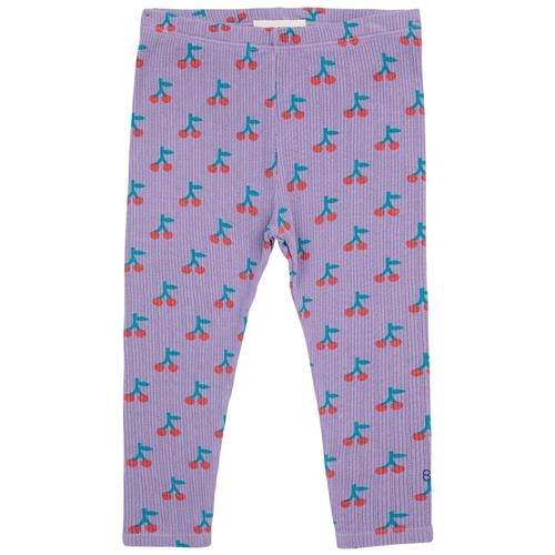 Bobo Choses Cherry Mønstrete Baby-leggings Lilla 9 months  Lilla  9 måneder  kvinde