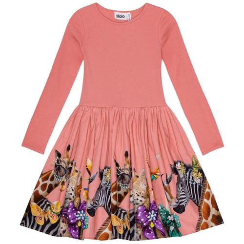 Molo GOTS Casie Kjole Dressed Up 92/98 cm  Lyserød  92/98 cm  kvinde