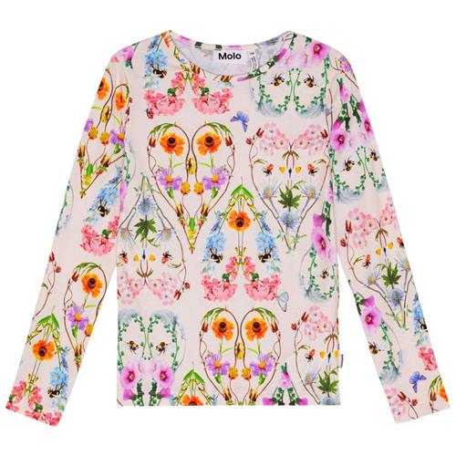 Molo GOTS Rose Langærmet T-shirt Seashell Love 98 cm  Lyserød  98 cm  kvinde