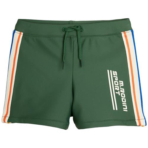 Mini Rodini Sport Badebukser Grønne 104/110 cm  Grøn  104/110 cm  mand