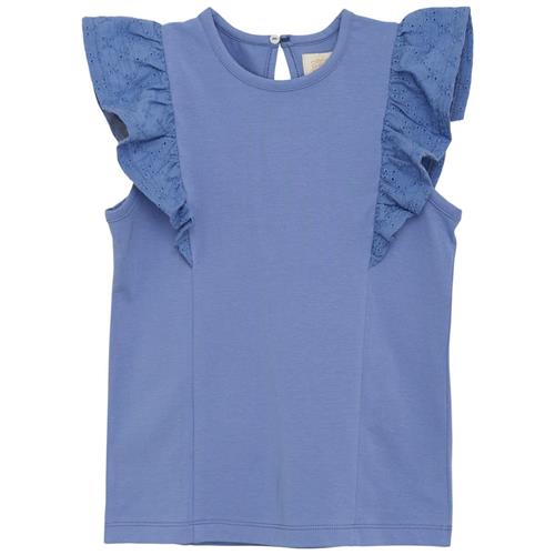 Creamie Tanktop Med Broderie Anglaise Colony Blue 80 cm  Blå  80 cm  kvinde