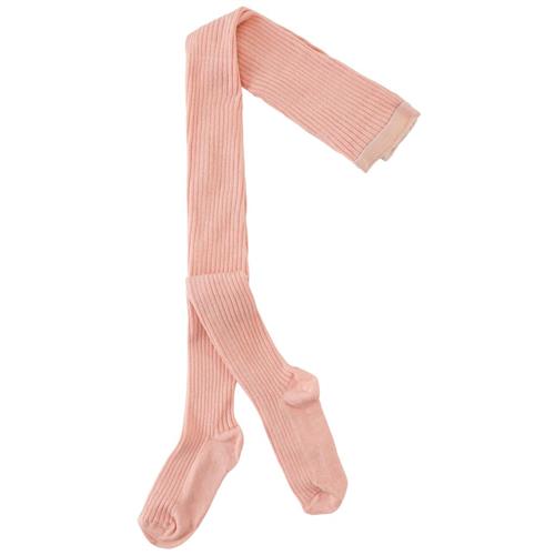 Molo Ribbede Strømpebukser Petal Blush 74/80 cm  Lyserød  74/80 cm  kvinde