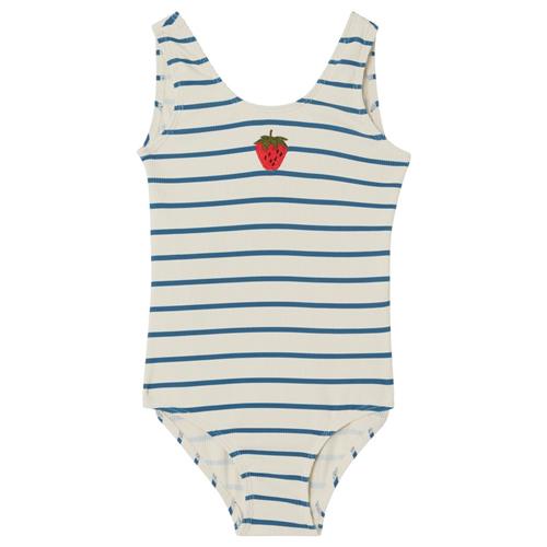 Kuling Milos Stribet Badedragt Blå 134/140 cm  Hvid  134/140 cm  Unisex