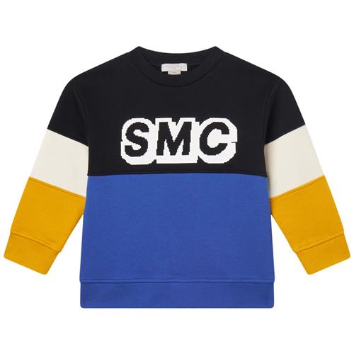 Stella McCartney Kids Kontrastfarvet Sweatshirt Blå 6 Y  Blå  6 år  mand