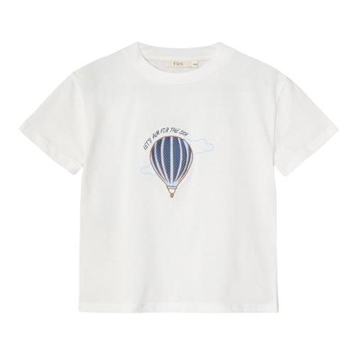 Fliink Sommer Balloon T-Shirt Cloud Dancer 18 months  Hvid  18 måneder  Unisex