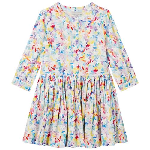 Stella McCartney Kids Stjernetryk Kjole Multifarvet 12 Y  Hvid  12 år  kvinde