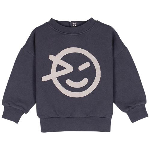 Wynken Mini Logo Sweatshirt Slate 9 months  Grå  9 måneder  Unisex