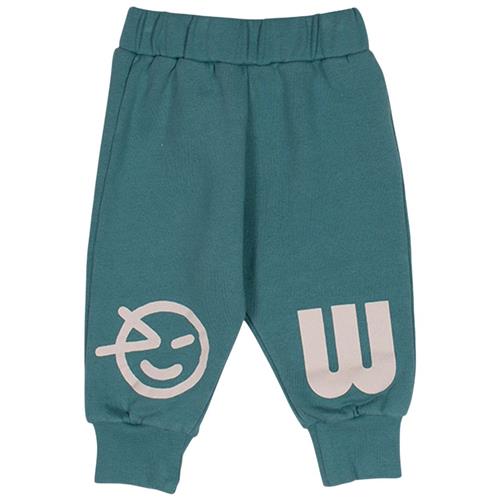 Wynken Mini Logo Joggingbukser Grøn 6 months  Grøn  6 måneder  Unisex