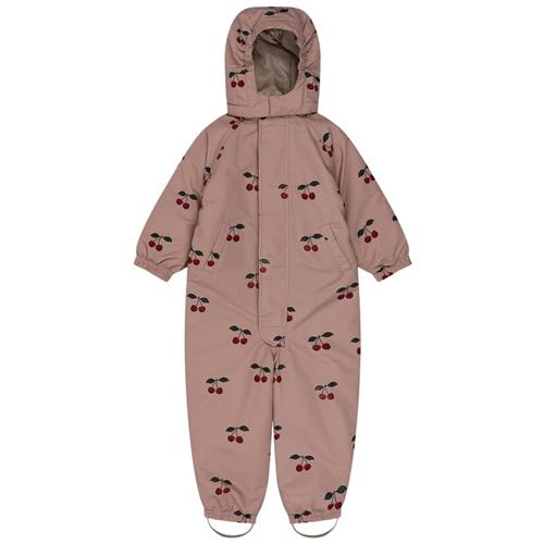 Konges Sløjd Cerise Blush skidragt med cherry print 2 Y  Lyserød  2 år  Unisex