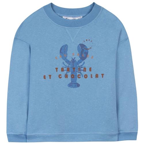 Tartine et Chocolat Sweatshirt Med Tryk Blå 10 Y  Blå  10 år  mand