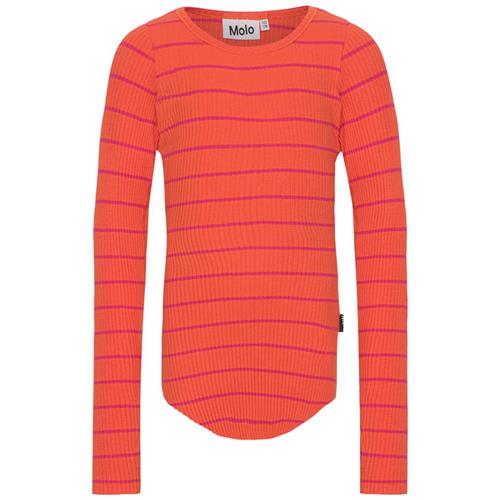 Molo GOTS Rochelle Langærmet T-shirt Red Magic 170/176 cm  Rød  170/176 cm  kvinde