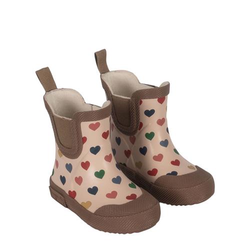 Konges Sløjd Welly Gummistøvler Coeur Coloré 32 EU  Creme  32 EU  kvinde