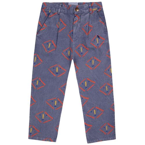Bobo Choses Masks Mønstret Chinos Blå 4-5 Y  Blå  4-5 år  Unisex
