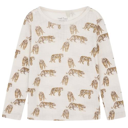 Hust&Claire Acel Langærmet T-shirt French Oak 74 cm  Creme  74 cm  mand