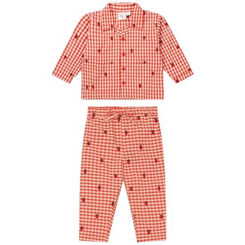 Flöss Molly  Berry Gingham 98 cm  Rød  98 cm  Unisex