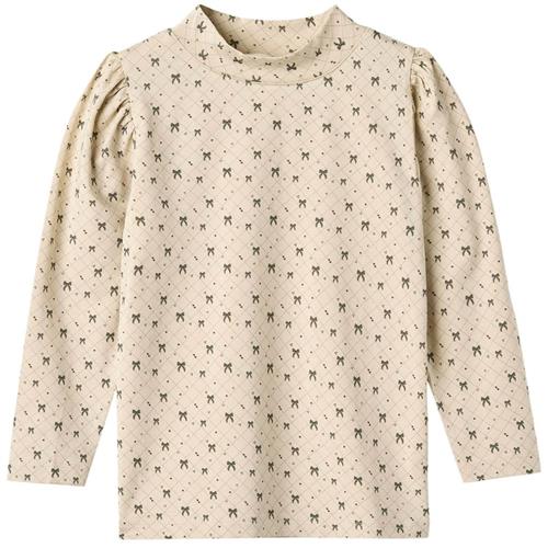 Fliink Kelly Printet Bluse Sandshell 3 Y  Beige  3 år  Unisex
