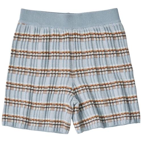 FUB Stribet Strikket Shorts Cloud 100 cm  Blå  100 cm  Unisex