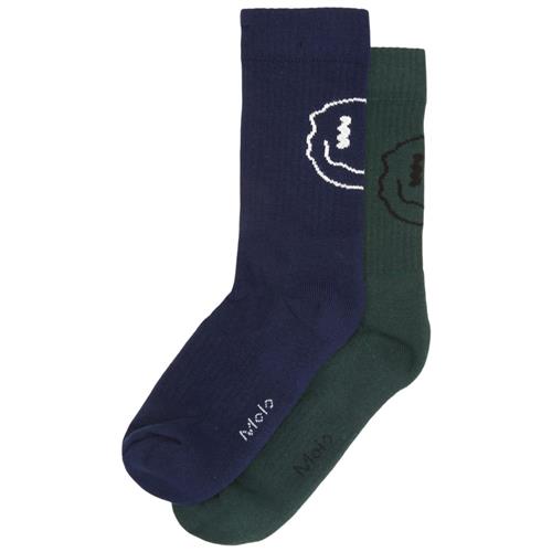 Molo Norman 2-pak Strømper Oceanic 35-38 EU  Marineblå  35-38 EU  Unisex
