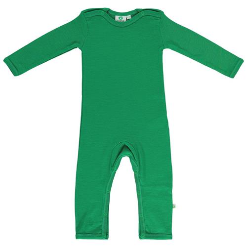 Småfolk Uld-onepiece Grøn 68/74 cm  Grøn  68/74 cm  Unisex