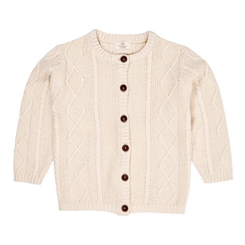 Copenhagen Colors Knitted Cardigan  Cream 62 cm  Creme  62 cm  Unisex