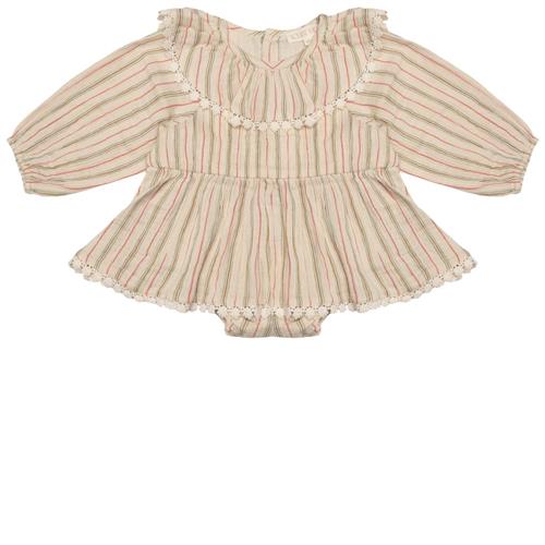 Louise Misha India Stribet Bodykjole Cremefarvet 3 months  Creme  3 måneder  kvinde