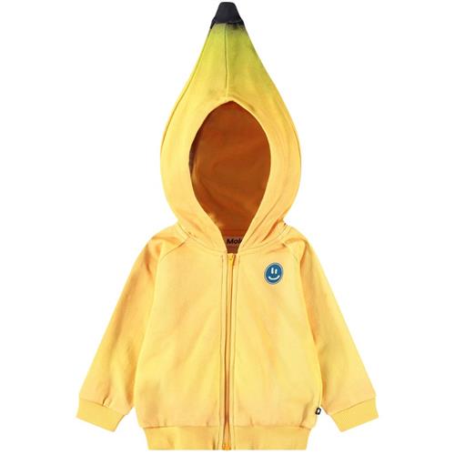 Molo Dani Hættetrøje Be A Banana 86 cm  Gul  86 cm  Unisex