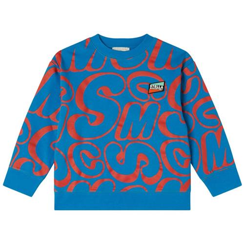 Stella McCartney Kids Mønstret Sweatshirt Blå 12 Y  Blå  12 år  mand