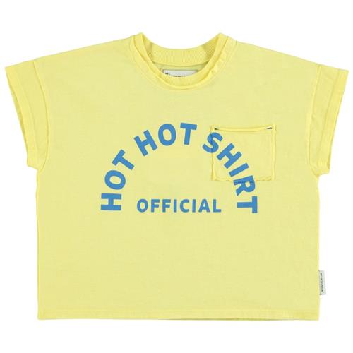 Piupiuchick T-shirt Med Tryk Gul 4 Y  Gul  4 år  Unisex