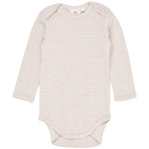 Copenhagen Colors Stribet Babybody Beige 62 cm  Beige  62 cm  Unisex