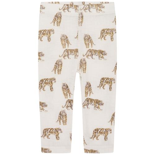 Hust&Claire Locel Mønstrete Leggings French Oak 92 cm  Creme  92 cm  mand