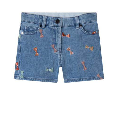 Stella McCartney Kids Broderede Denimshorts Blå 4 Y  Blå  4 år  kvinde