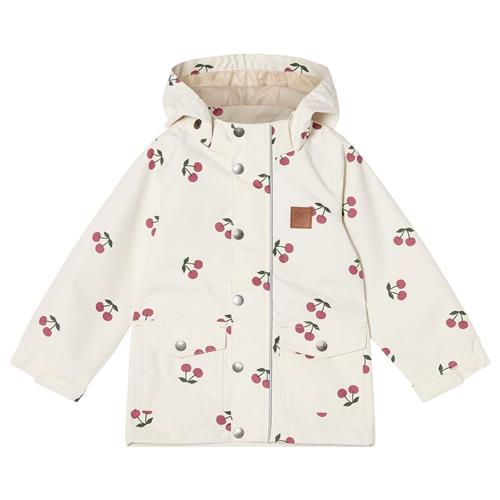 Kuling Stockholm Mønstret Skaljakke Med Kirsebær Cremefarvet 80 cm  Creme  80 cm  Unisex