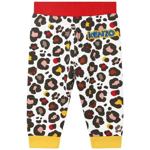 Kenzo Leopardmønstrete Joggingbukser Hvid 12 Months  Hvid  12 måneder  kvinde