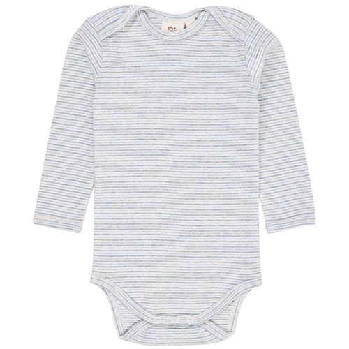 Copenhagen Colors Stribet Babybody Lyseblå 62 cm  Blå  62 cm  Unisex