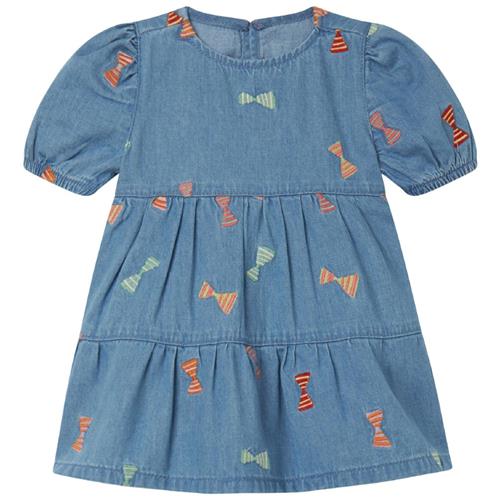 Stella McCartney Kids Broderet Cowboykjole Blå 6 Months  Blå  6 måneder  kvinde
